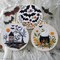 Halloween Embroidery Kit, Halloween Cross Stitch Kit, 4 Set, Adults, Unisex, 6 Inch, Non-Foldable